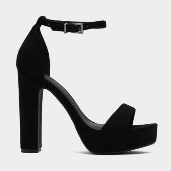 Nasty Gal Shoes Nasty Gal Black Platform Heels Poshmark